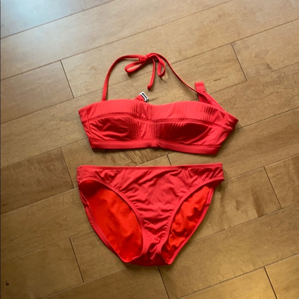 Red Athleta Bikini